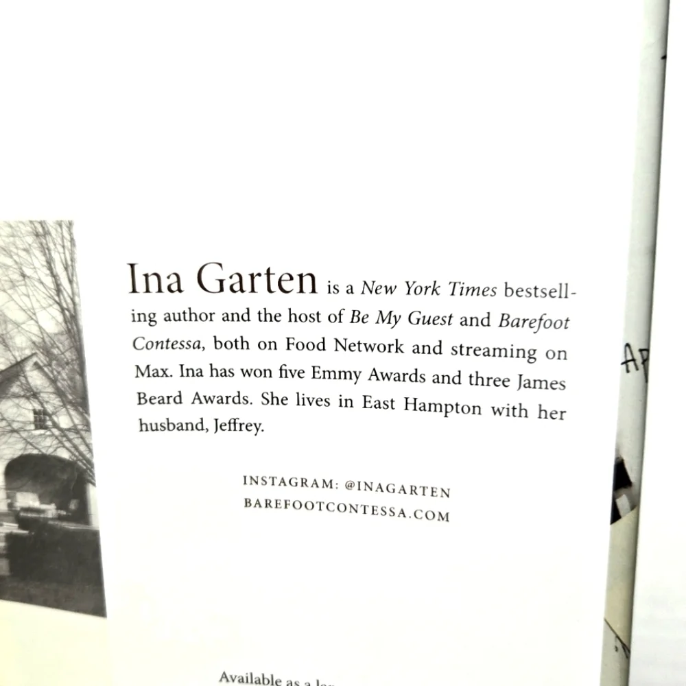 Biography Ina Garten, Hardback Book.